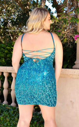 Primavera Couture 14021 Dress Peacock