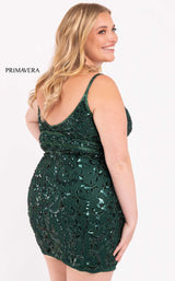 6 of 8 Primavera Couture 14035 Dress Emerald