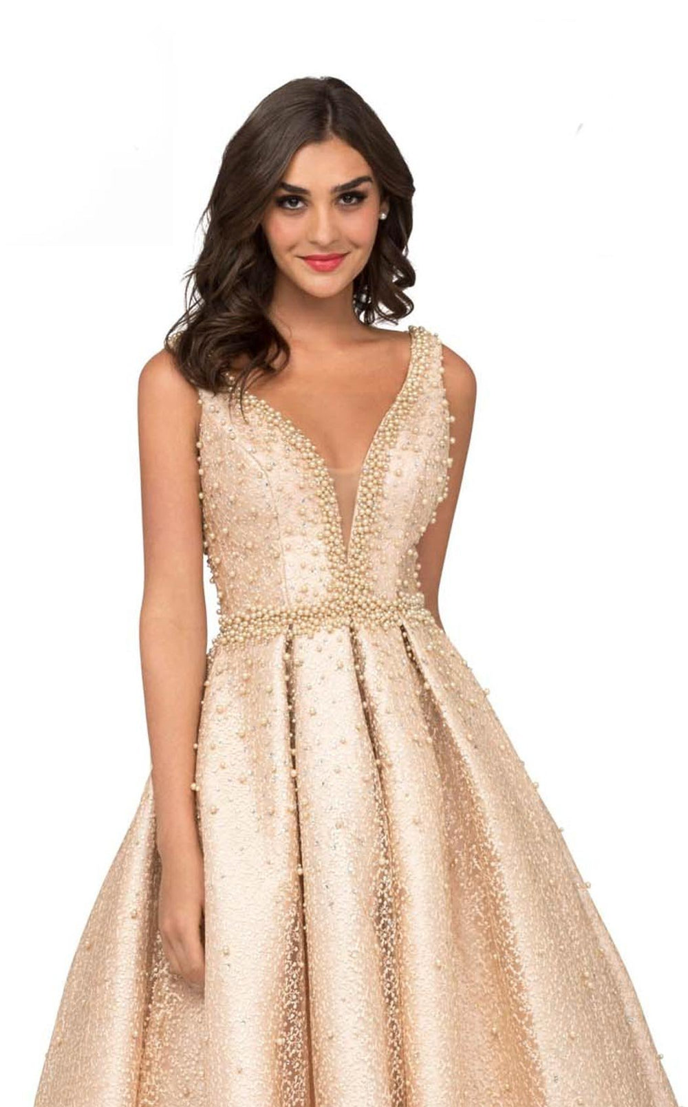 open lace back dress Cecilia Couture 1409 Dress