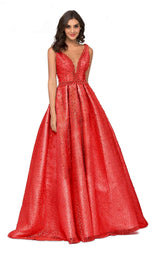 2 of 10 Cecilia Couture 1409 Hot Red