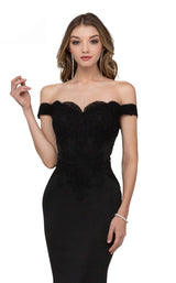 2 of 2 Cecilia Couture 1428 Black