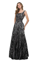 2 of 6 Cecilia Couture 1435 Black/Silver