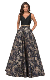 1 of 4 Cecilia Couture 1452 Black/Gold