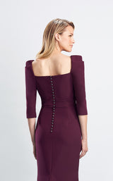 14 of 14 Daymor 1457 Dress Wine