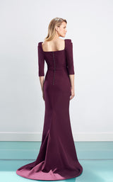 7 of 14 Daymor 1457 Dress Wine