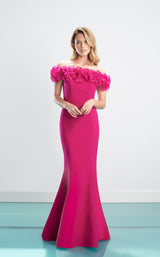 4 of 10 Daymor 1461 Dress Fuchsia