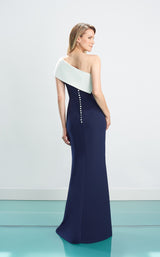 7 of 13 Daymor 1463 Dress Navy-White