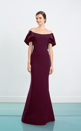 6 of 14 Daymor 1464 Dress Wine