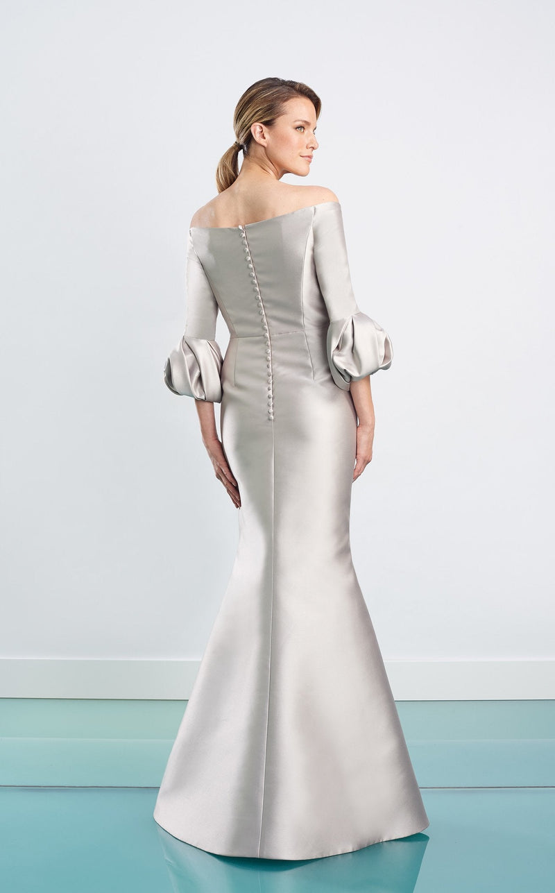 Daymor 1465 Dress Silver-Taupe