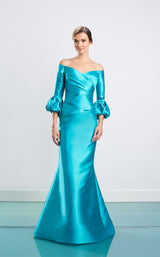 2 of 14 Daymor 1465 Dress Turquoise