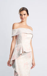 7 of 10 Daymor 1467 Dress Coral-Gold