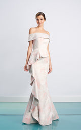 2 of 10 Daymor 1467 Dress Coral-Gold