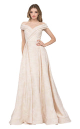 1 of 4 Cecilia Couture 1472 Ivory/Gold