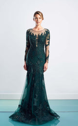 2 of 10 Daymor 1474 Dress Emerald
