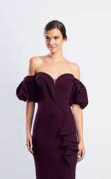 9 of 10 Daymor 1479 Dress Aubergine