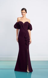 4 of 10 Daymor 1479 Dress Aubergine