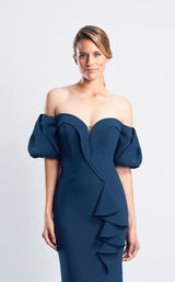 6 of 10 Daymor 1479 Dress Teal-Blue