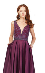 3 of 4 Cecilia Couture 1487 Plum