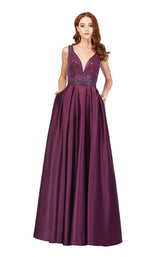 1 of 4 Cecilia Couture 1487 Plum