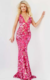 1 of 4 Jovani 08462 Pink