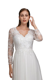 3 of 4 Nina Canacci 1501 Dress Diamond-White