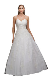 1 of 8 Nina Canacci 1508 Dress Ivory