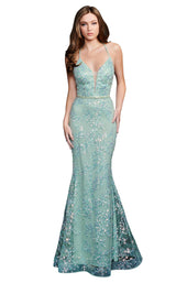 1 of 6 Nina Canacci 1519 Dress Mint