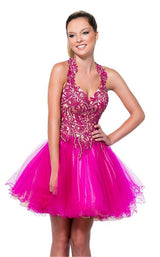 1 of 4 Terani 151P0008A Fuchsia