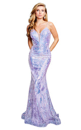 1 of 2 Nina Canacci 1521 Dress Lavender