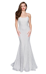 1 of 4 Nina Canacci 1523 Dress Ivory