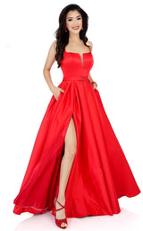 1 of 2 Cecilia Couture 1545 Red