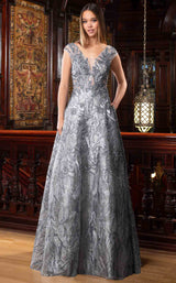 2 of 8 Daymor 1553 Dress Navy-Silver