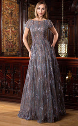 1 of 6 Daymor 1554 Dress Mocha-Multi