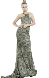 1 of 8 Jovani 1559 Black/Gold