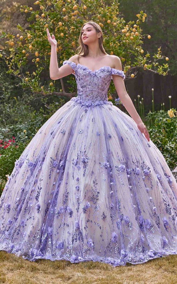 LaDivine 15704 Dress Lilac