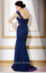 4 of 7 Jovani Mother of the Bride 7761 Navy