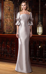1 of 10 Daymor 1584 Dress Silver-Taupe