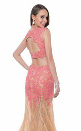 4 of 4 Terani 1612P1042A Coral-Nude