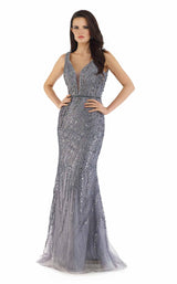 1 of 4 Morrell Maxie 16376 Dress Blue-Grey