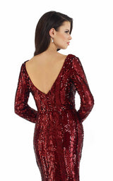 8 of 8 Morrell Maxie 16390 Dress Burgundy