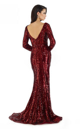 4 of 8 Morrell Maxie 16390 Dress Burgundy