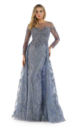 1 of 4 Morrell Maxie 16404 Dress Blue-Grey