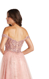 8 of 8 Morrell Maxie 16411 Dress Blush-Gold