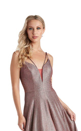 6 of 8 Morrell Maxie 16413 Dress Burgundy