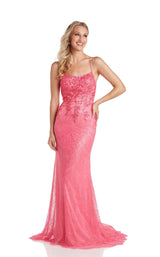 1 of 4 Morrell Maxie 16426 Dress Hot-Pink