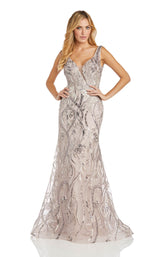2 of 8 Morrell Maxie 16449 Dress Champagne
