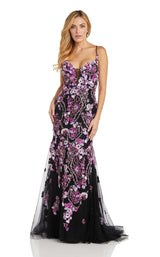 1 of 4 Morrell Maxie 16457 Dress Black-Multi