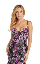 3 of 4 Morrell Maxie 16457 Dress Black-Multi