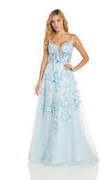 1 of 4 Morrell Maxie 16459 Dress Ice-Blue