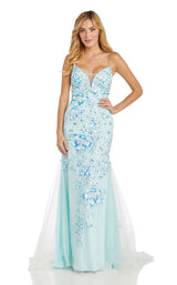 1 of 4 Morrell Maxie 16460 Dress Mint-Blue